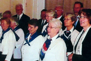 Unser Gemischter Chor am 6.12.2009 im Schützenhof