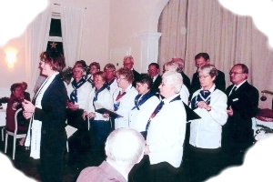 Unser Gemischter Chor am 6.12.2009 im Schützenhof