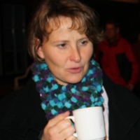 Tannenbaum-Anleuchten am 27.11.2009 (11) - Chorleiterin Petra Sauer