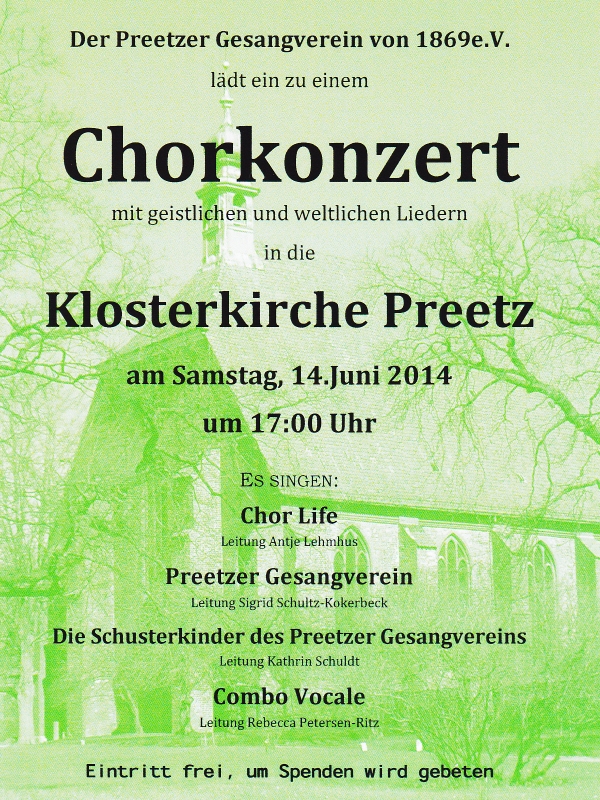 PGV-Flyer - Konzert 14-06-14