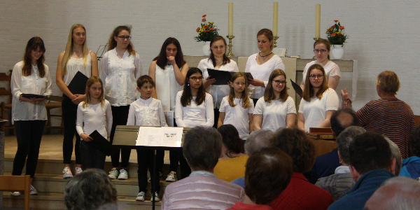 PGV-Kinder- und Jugendchor am 18.5.2019 in Kroog