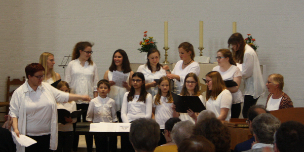 PGV-Kinder- und Jugendchor am 18.5.2019 in Kroog