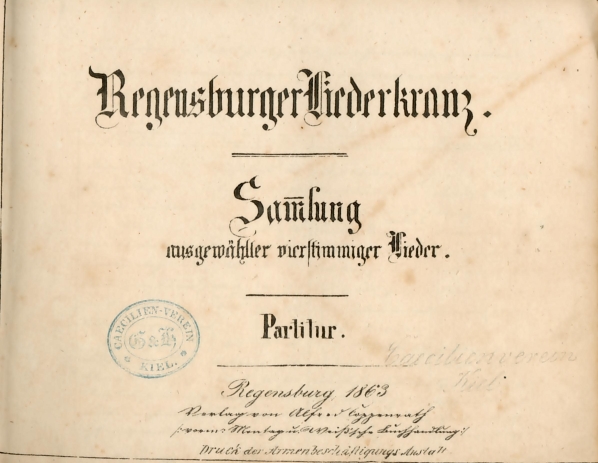 Unser ältestes Chor-Liederbuch