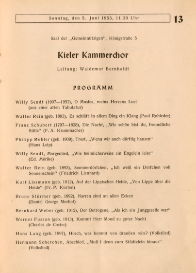 1955 - Programm
