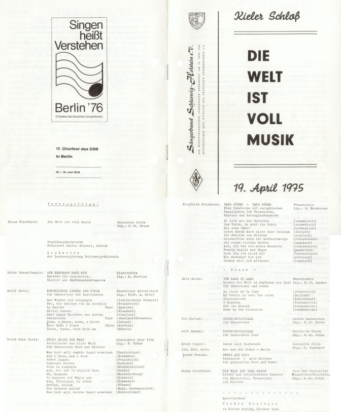 1975 - Konzert im Kieler Schloss