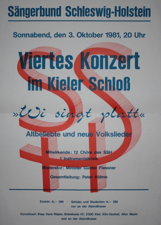 1981 - Konzert im Kieler Schloss