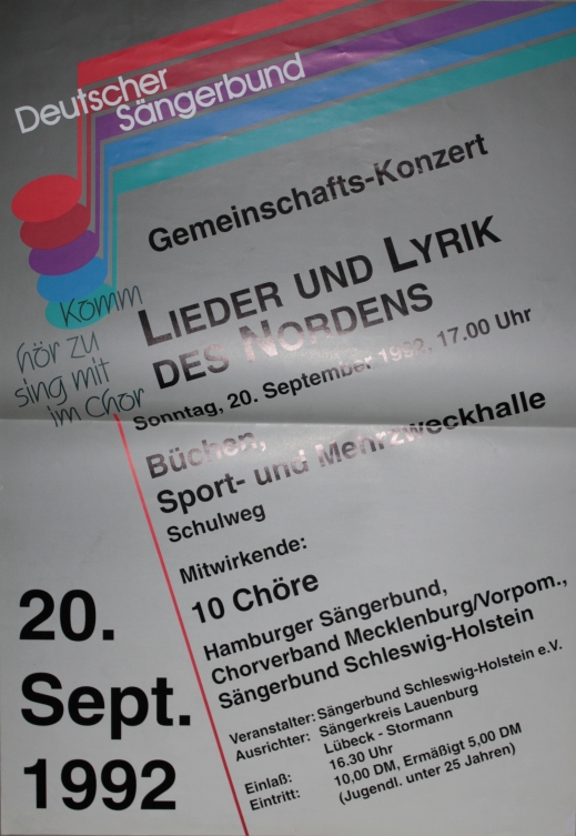 1992 - Gemeinschaftskonzert in Büchen