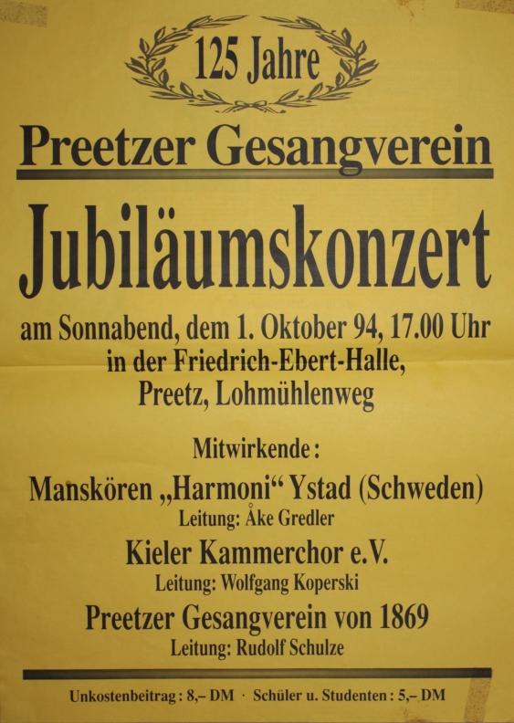 1994 - Konzert in Preetz