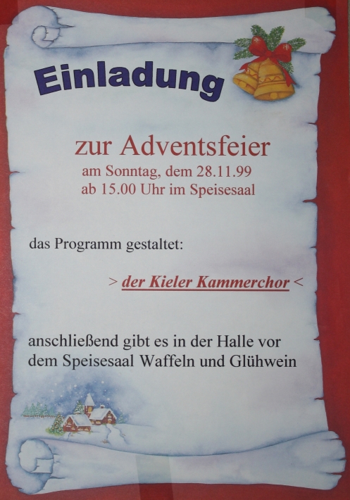 1999 - Konzert im Kurt-Engert-Haus