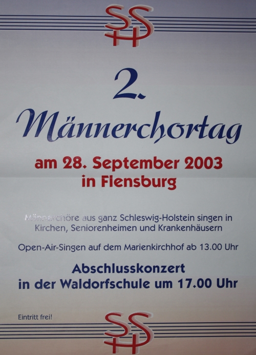 2003 - Männerchortag in Flensburg