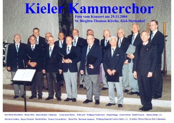 2004 - Der Kieler Kammerchor