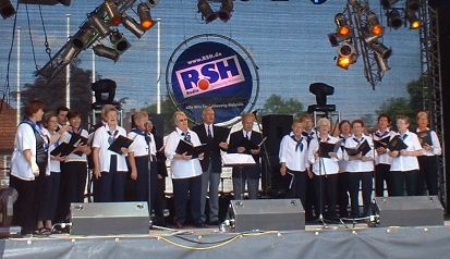Auf der RSH-Bühne beim Schusterfest 2007 in Preetz